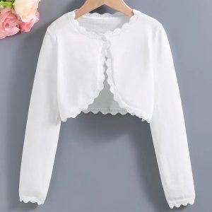 Bolero elegante minimalista bordes estilizados color solido