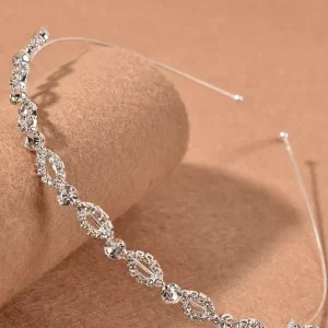 Diadema de cristal minimalista decoración imitación diamante